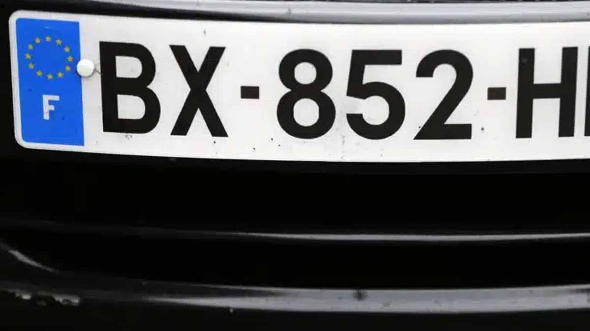 750€ d'amende pour ce détail sur la plaque d'immatriculation, vérifiez si vous êtes concerné