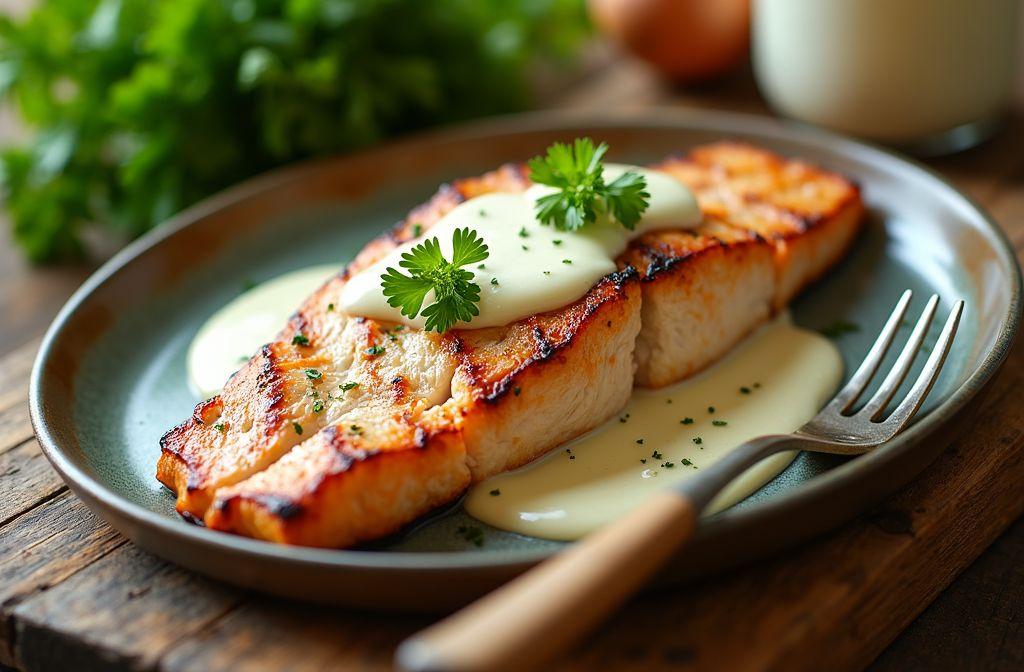 Filet de poisson au beurre blanc : recette classique facile